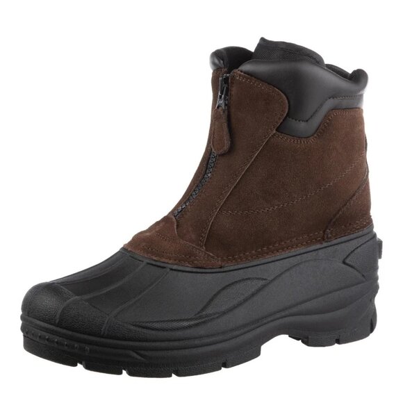 Men’s Brown Glacier Duck Style Winter Thermolite Boots by Totes SZ 11 M (D) main image 4